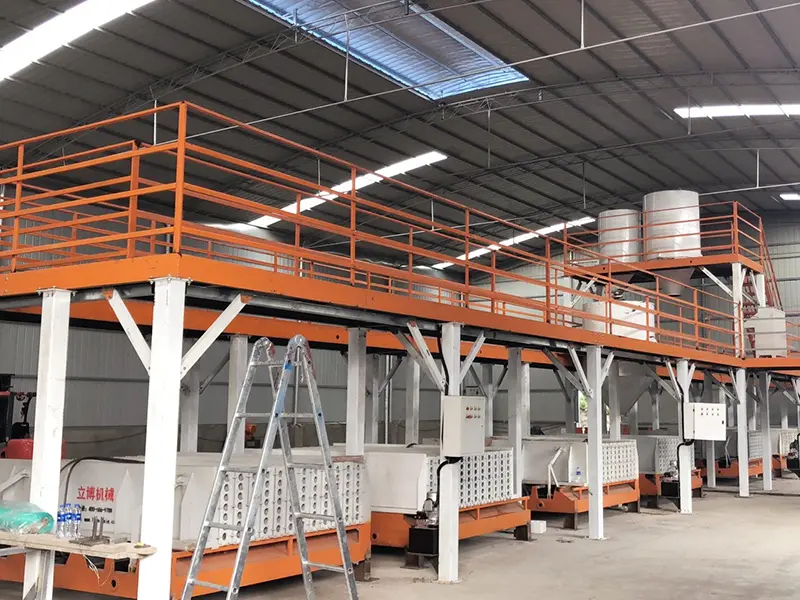 Productielijn van de gipspandpaneel